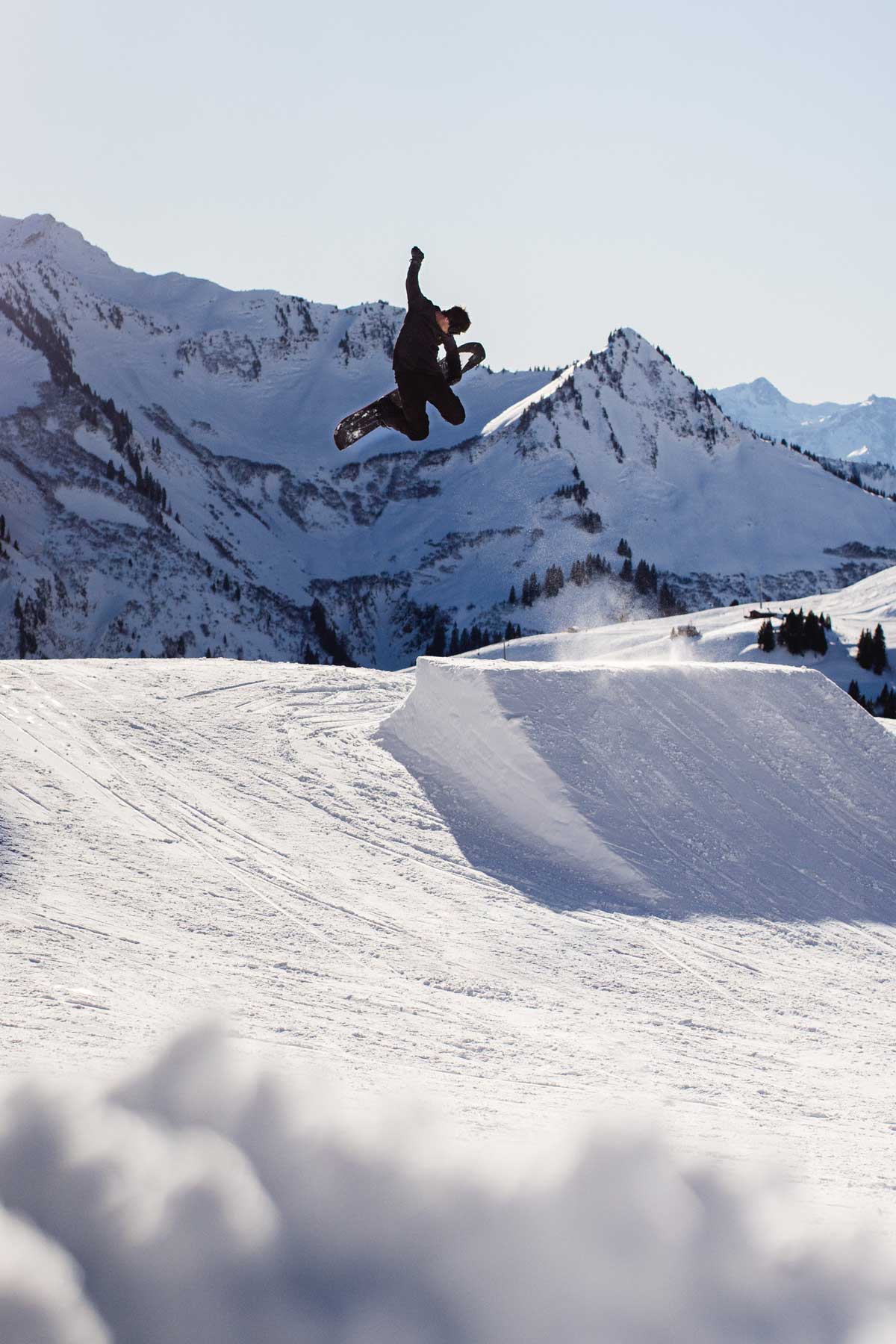 Snowboardparkdamüls Bilder gemacht von Pia Berchtold