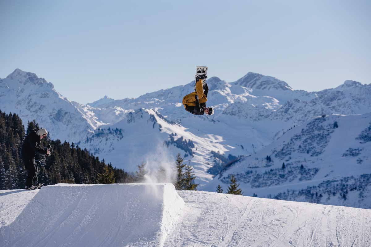 Snowboardparkdamüls Bilder gemacht von Pia Berchtold